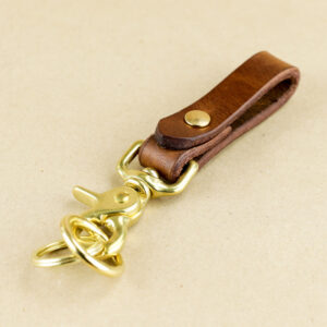 Belt Loop Leather Keychain