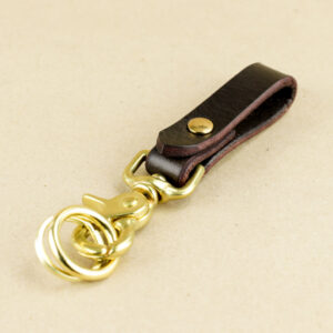 Belt Loop Leather Keychain