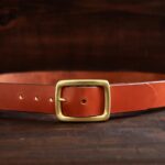 No. 5 Brown Garrison Leather Belt