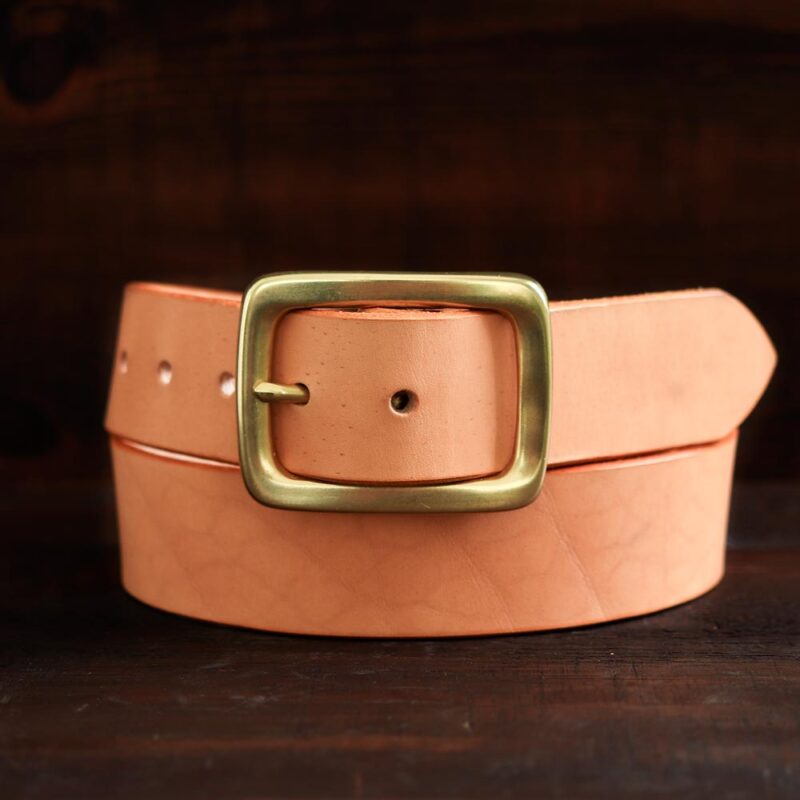 No. 5 Natural Garrison Leather Belt